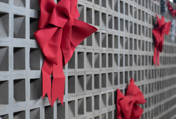 Interior decoration for Christmas and New Year at a cafe