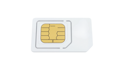 Isolated SIM Card Mobile Phone Identity Module