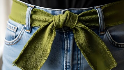 Fabric belt.