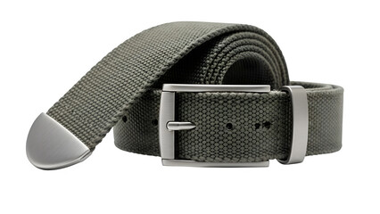 Fabric belt isolated on PNG background.