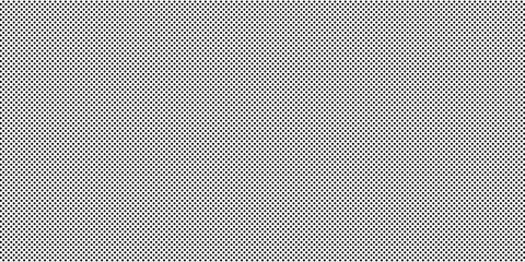 Black polka dots seamless pattern on white background. Halftone minimalist abstract. Vector ilustration