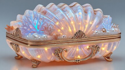 pearl necklace on a white background