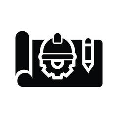 engineering glyph icon illustration vector graphic.eps