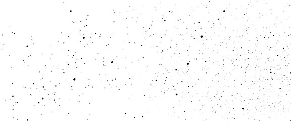 Vector minimal black ink splatter texture ink spray dots texture for creative design.