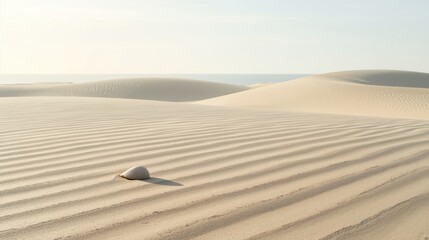 Serene desert landscape