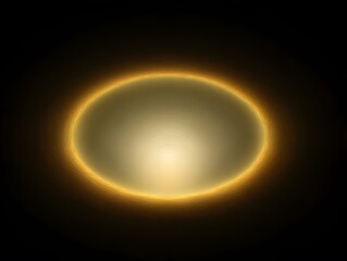 Golden halo glow expands outward on dark background; upper third intentionally left empty for text or branding.