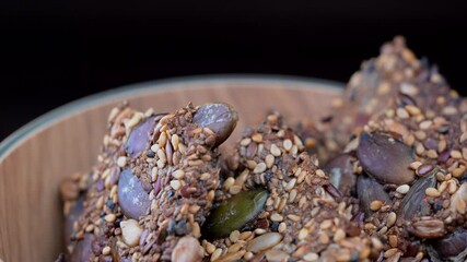 Healthy Pumpkin Seeds Cookies Crackers Isolated, Healthy Cereal Crackers, Homemade Pumpkin Seed Cookie Group on White Background. High quality photo - Powered by Adobe
