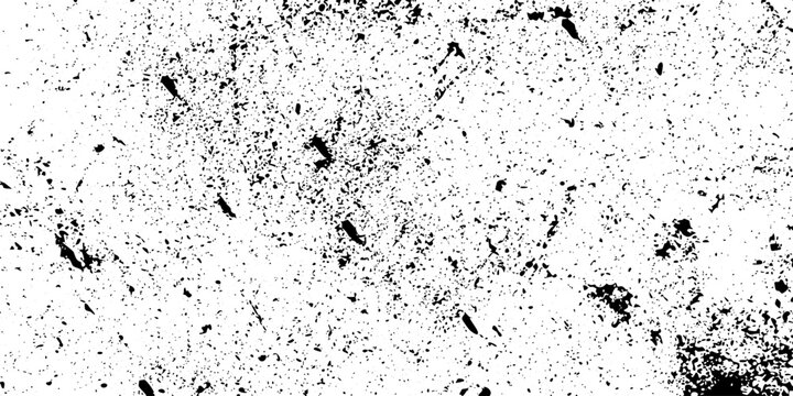 An intricate monochrome design showcasing a heavily textured grunge surface with numerous dark imperfections and fine details.