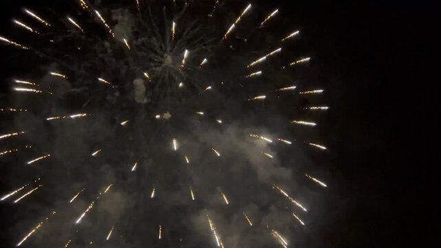 4k　榛名湖ウィンターフェス花火2025（アップ2）