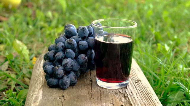 Resveratrol supplements and homeopathy. Selective focus.