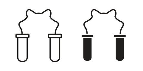 Jump rope icons or logo design isolated sign symbol vector illustration - high quality line style vector © iconic