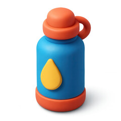 3D Render of Sport Water Bottle Icon