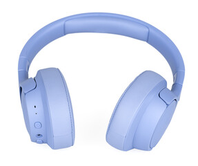 Blue wireless headphones
