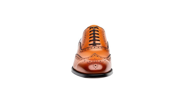 Tan leather mens dress shoe