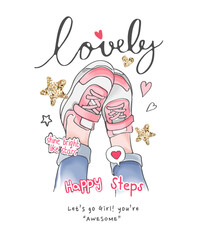 colorful cartoon legs in sneakers and cute icon vector illustration