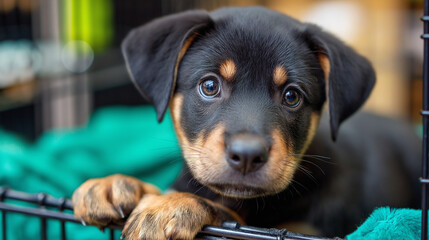 Animal shelter compassionate rescue, safe environment nurturing care, support protection display, pet welfare facility, humane treatment representation, with copy space