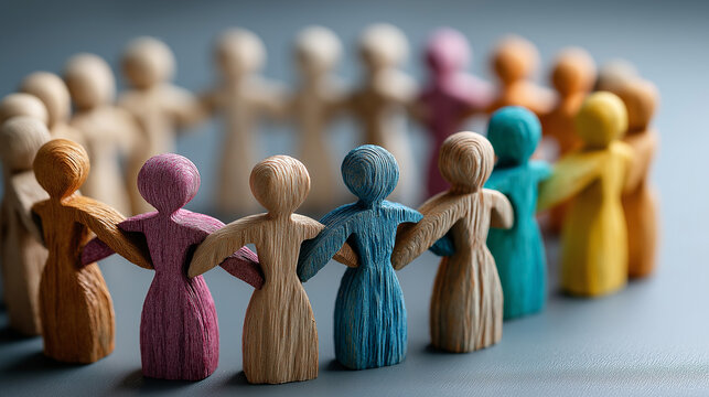 Portrayal of humanity without prejudice, racial equality representation, inclusive society display, human dignity showcase, unbiased community vision, with copy space