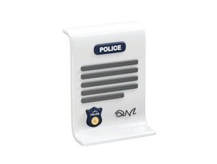 Police Report Document with Badge and Signature icon rendering 3d illustration