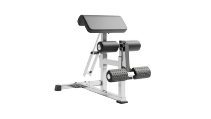 Gray and black exercise machine for abdominal workouts abdominal machine exercise equipment