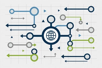 Global trade flow analysis optimizing shipping networks from a business logistics perspective