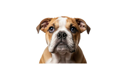 Fototapeta premium Cute Bulldog Puppy Close-up