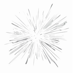 Fototapeta premium Abstract radial burst of lines emanating from a central point, creating a dynamic and energetic visual effect.