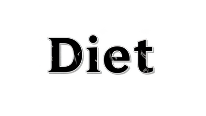 Silver Diet Text on Black Background word lettering 1