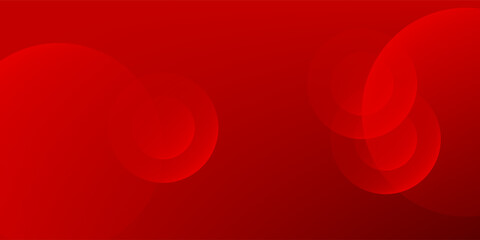 Abstract red background with red circles