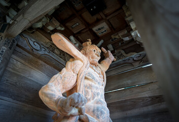 日本芸術の金剛力士像