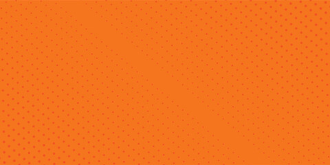 Dots halftone orange color pattern gradient texture with technology digital background. Dots pop art comics with summer background. modern orange dotted © erika