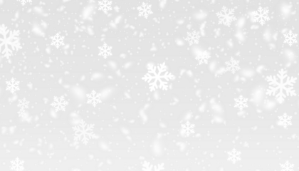 Heavy snow flakes Falling snowy overlay on transparent PNG