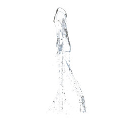 Fountain isolated transparent background photo realistic 3d rendering PNG 16 bit with alpha channel
