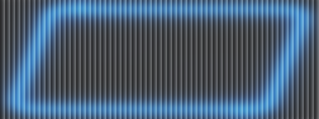 Glowing blue sticky note background with vertical lines neon
