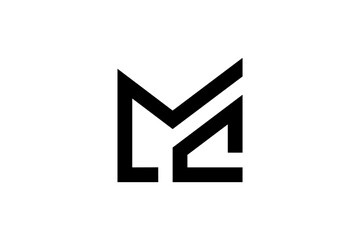 Initials MC Vector Logo Premium 