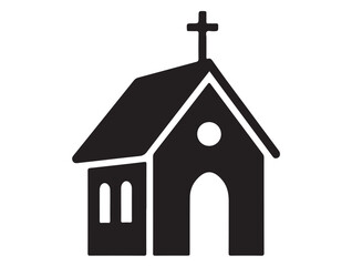 Modern Church image in silhouette.