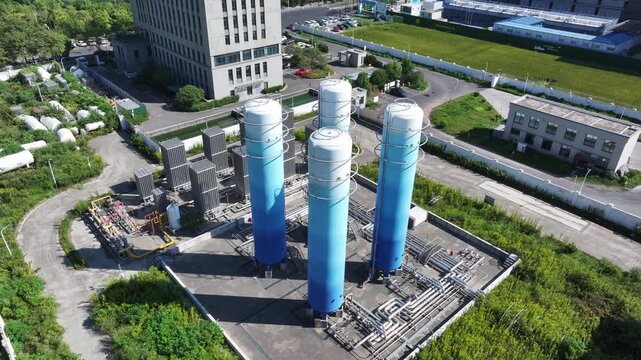 Hydrogen refueling station for new energy