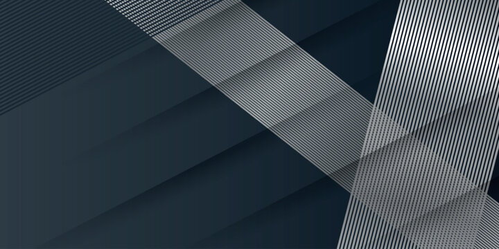 Dark background with luxurious and modern metallic stripes decoration. Silver line pattern with scratch effect for covers, brochures, banners, promotions, presentations and websites. EPS. 3