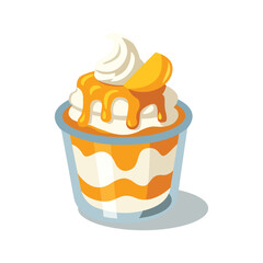 layered dessert mango flavor