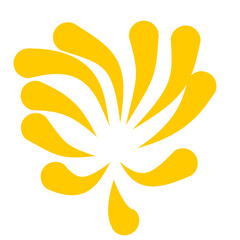 Gold fireworks vector illustration