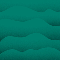 Abstract Green Ocean Wave Background with Minimal Gradient Texture