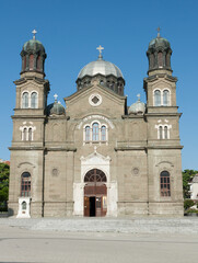 Orthodox cathedral of Saints Kirill and Methodius, main cathedral of the city, Burgas, Bulgaria.
