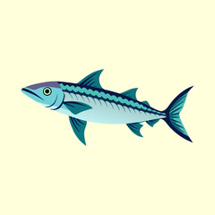 Naklejka premium vector illustration of a tarpon