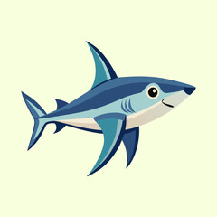 Obraz premium vector illustration of a thresher shark