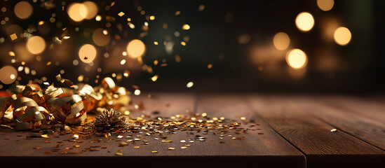 2026 happy new year greeting card design heavily defocused festive background celebration styling visualization annual transition concept seasonal greeting display with copy