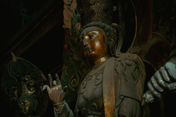 Fototapeta premium High-definition Images of Huayan Temple in Datong Ancient City, Datong, Shanxi Province, China 