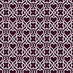 seamless background with hearts