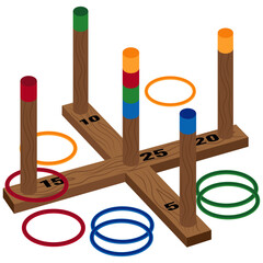 Ring Toss, backyard fun game.