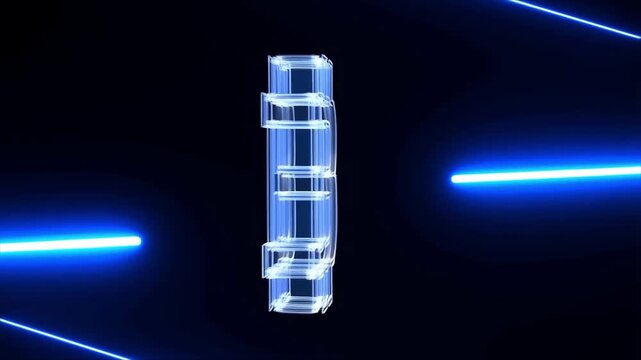 Future Finance in Motion: A Transparent Bitcoin Animation Looping on a Dark Background