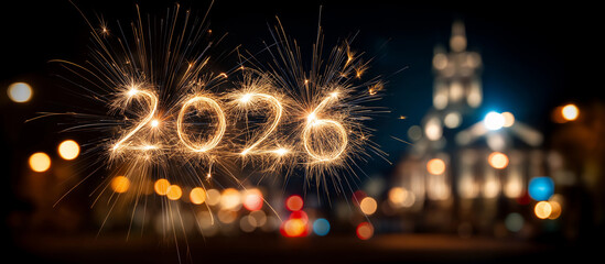2026 number construction theme heavily defocused background celebration new year 2026 building concept temporal milestone visualization with copy space