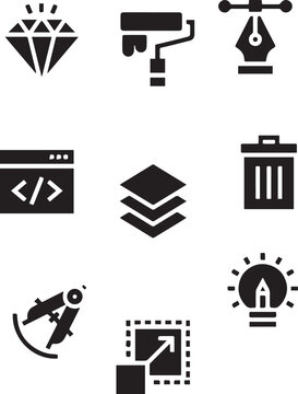 set of icons for web design internet, sign, icons, vector, symbol, business, web, home, computer, design, icon, mail, black